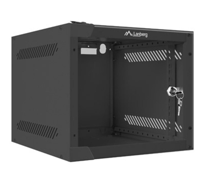 Szafa RACK LANBERG Szafa wisząca 10 cali 4U 280x310mm czarna WF10-2304-10B